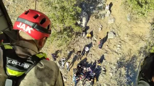 BATMAN (AA) – Batman'ın Sason ilçesinde dengesini kaybederek kayalıklardan düşüp