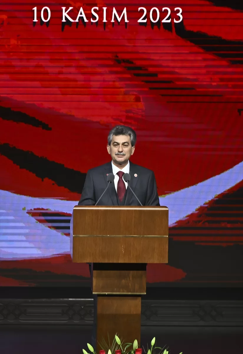 Kültür ve Turizm Bakanı Ersoy, Atatürk'ü Anma Töreni'nde konuştu: