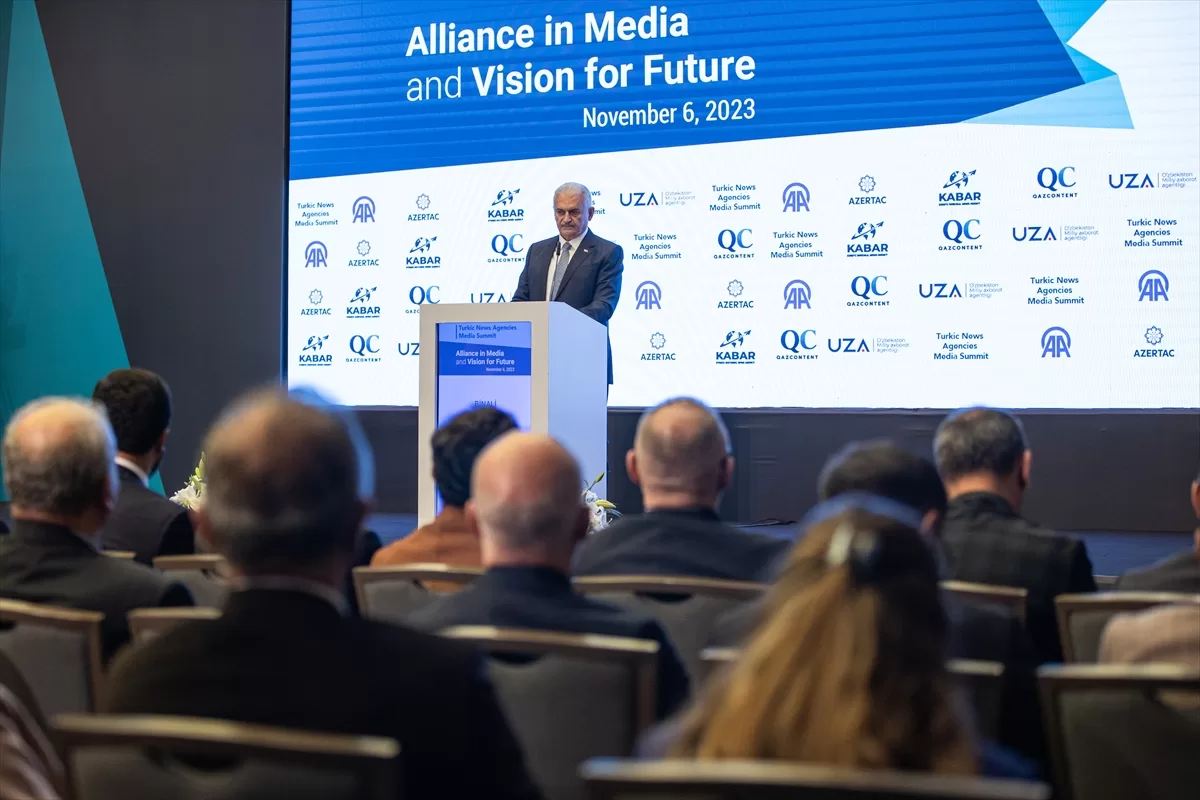 Binali Yıldırım, Türk Haber Ajansları Medya Zirvesi'nde konuştu: