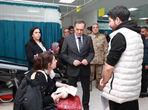 BİNGÖL (AA) – Bingöl Valisi Ahmet Hamdi Usta, Karlıova ilçesinde