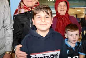 - Trabzonspor Futbol Okulu öğrencisi 9 yaşındaki Yusuf Emir Bolat,