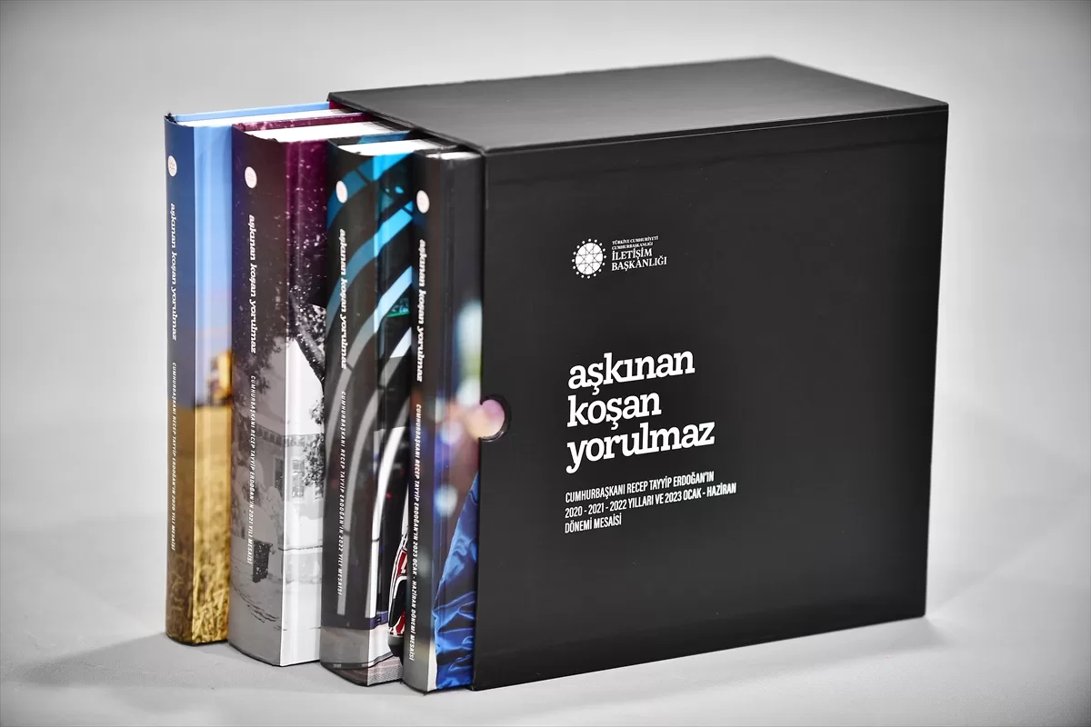 Cumhurbaşkanı Erdoğan'ın 2020-2023 yıllarını kapsayan tüm çalışmaları kitaplaştırıldı