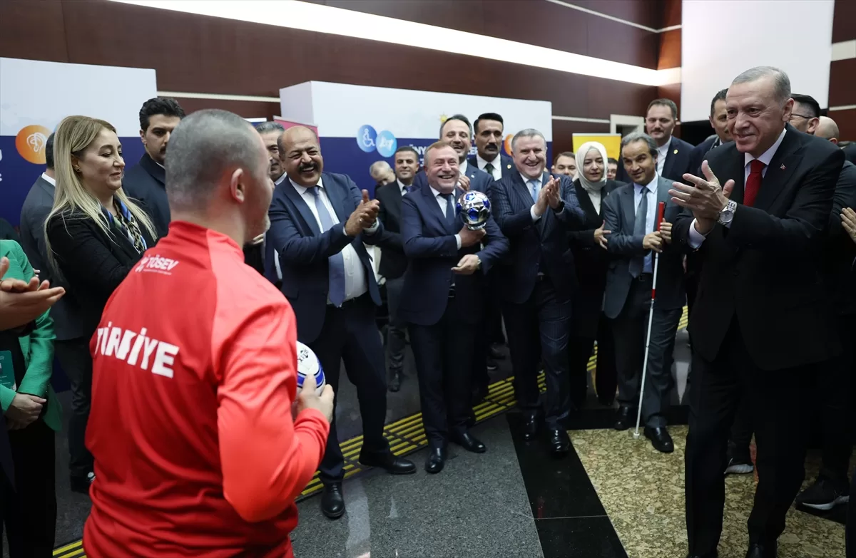 Cumhurbaşkanı Erdoğan Futsal Milli Takımı'nı kabul etti