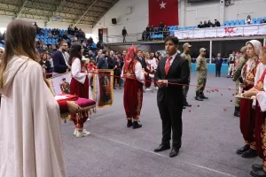 EDİRNE (AA) – Edirne'nin kurtuluşunun 101. yıl dönümü dolayısıyla tören