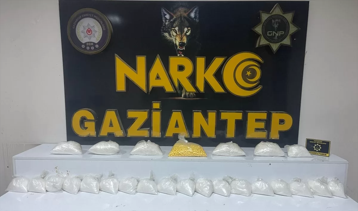 Gaziantep'te uyuşturucu operasyonunda yakalanan 2 şüpheli tutuklandı