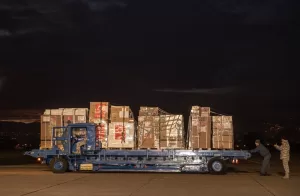 KAYSERİ (AA) – Türkiye'den Gazze'ye ilaç ve tıbbi malzeme taşıyan,