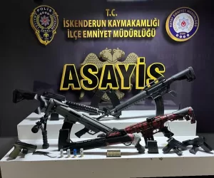 HATAY (AA) – Hatay'ın İskenderun ilçesinde bir eve düzenlenen silahlı