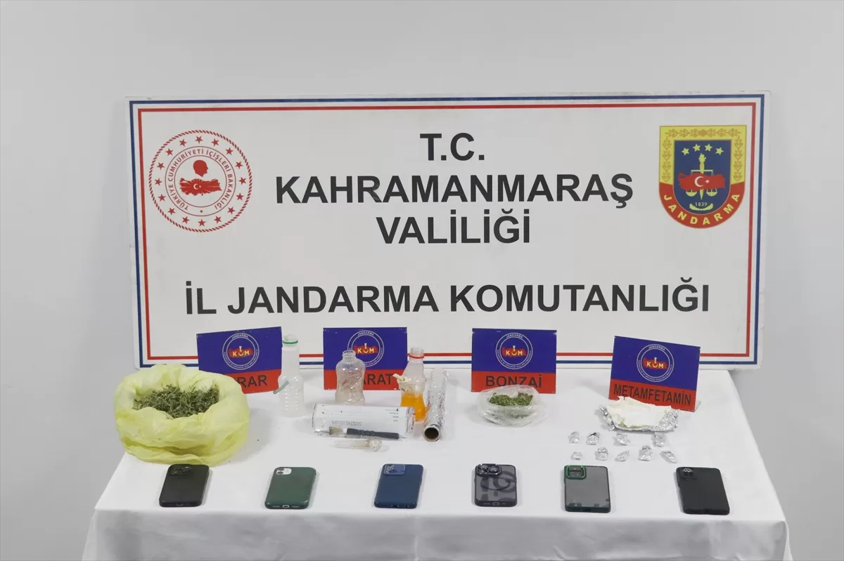 Kahramanmaraş'ta uyuşturucu operasyonunda yakalanan 7 zanlı tutuklandı