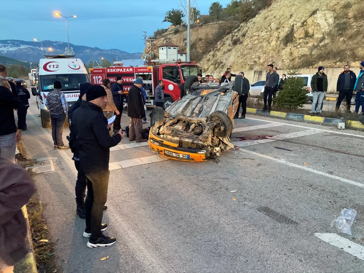 Karabük'teki trafik kazasında 1 kişi öldü, 4 kişi yaralandı