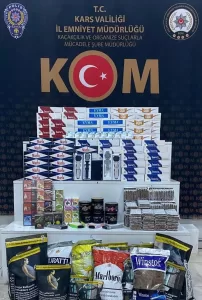 KARS (AA) – Kars'ta düzenlenen kaçakçılık operasyonunda 8 şüpheli gözaltına