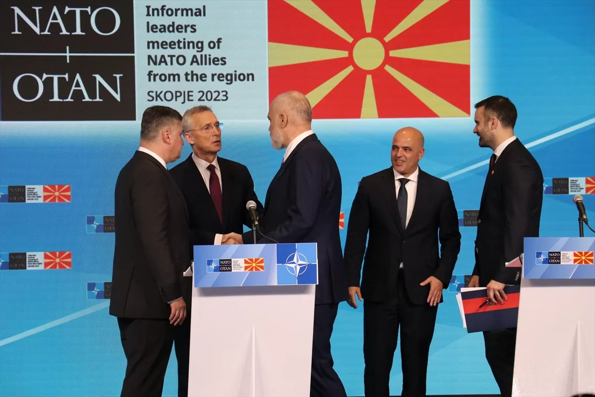 Kuzey Makedonya'da NATO Bölge Müttefikleri Gayriresmi Liderler Toplantısı sona erdi
