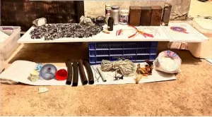 SAKARYA (AA) – Sakarya'da düzenlenen operasyonda patlayıcı madde yapımında kullanılan