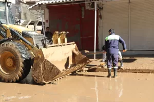 BATMAN (AA) – Batman'da şiddetli yağışlar nedeniyle meydana gelen selden