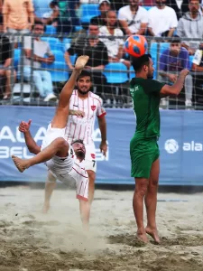 ANTALYA (AA) – Antalya'nın Alanya ilçesinde düzenlenen, TFF Plaj Futbolu