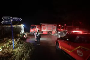 TRABZON (AA) – Trabzon'un Sürmene ilçesinde akşam saatlerinde başlayan ve