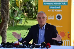 ANTALYA (AA) – Kültür ve Turizm Bakanı Mehmet Nuri Ersoy,
