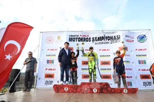 BALIKESİR (AA) – Türkiye Motosiklet Federasyonunca organize edilen Türkiye Motokros