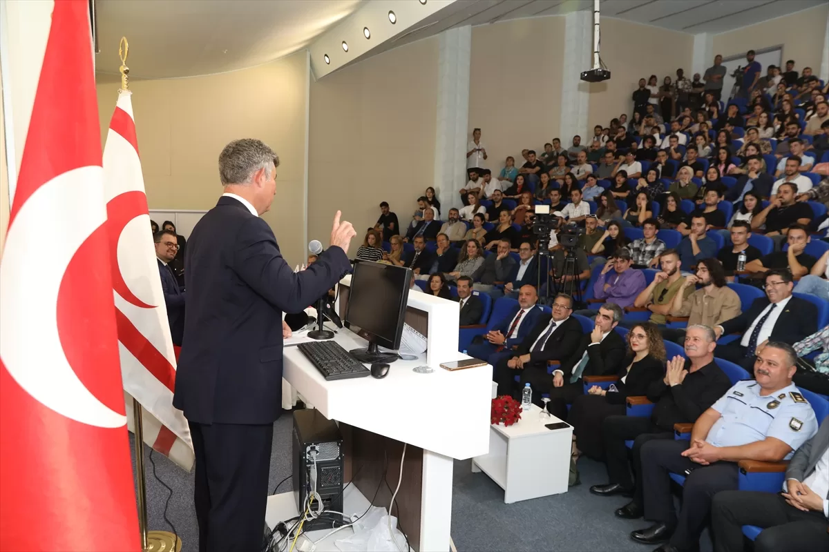 Türkiye'nin Lefkoşa Büyükelçisi Feyzioğlu, “Kıbrıs ve Doğu Akdeniz” konferansında konuştu: