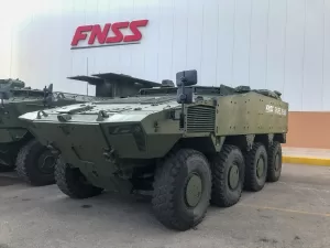 - FNSS'nin bir süredir üzerinde çalıştığı yeni nesil 8X8 taktik