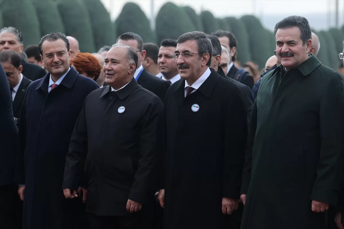 Cumhurbaşkanı Yardımcısı Yılmaz, 10. Türkmenistan Türk İhraç Ürünleri Fuarı'nın açılış töreninde konuştu: