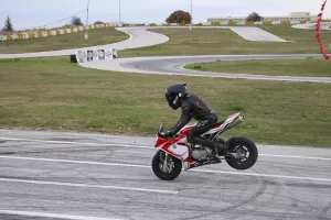 UŞAK (AA) – MEHMET ÇALIK – Motosiklet kullanmaya babasının yönlendirmesiyle