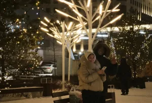 ASTANA (AA) – Kazakistan'ın başkenti Astana, yeni yıl için ışıklarla