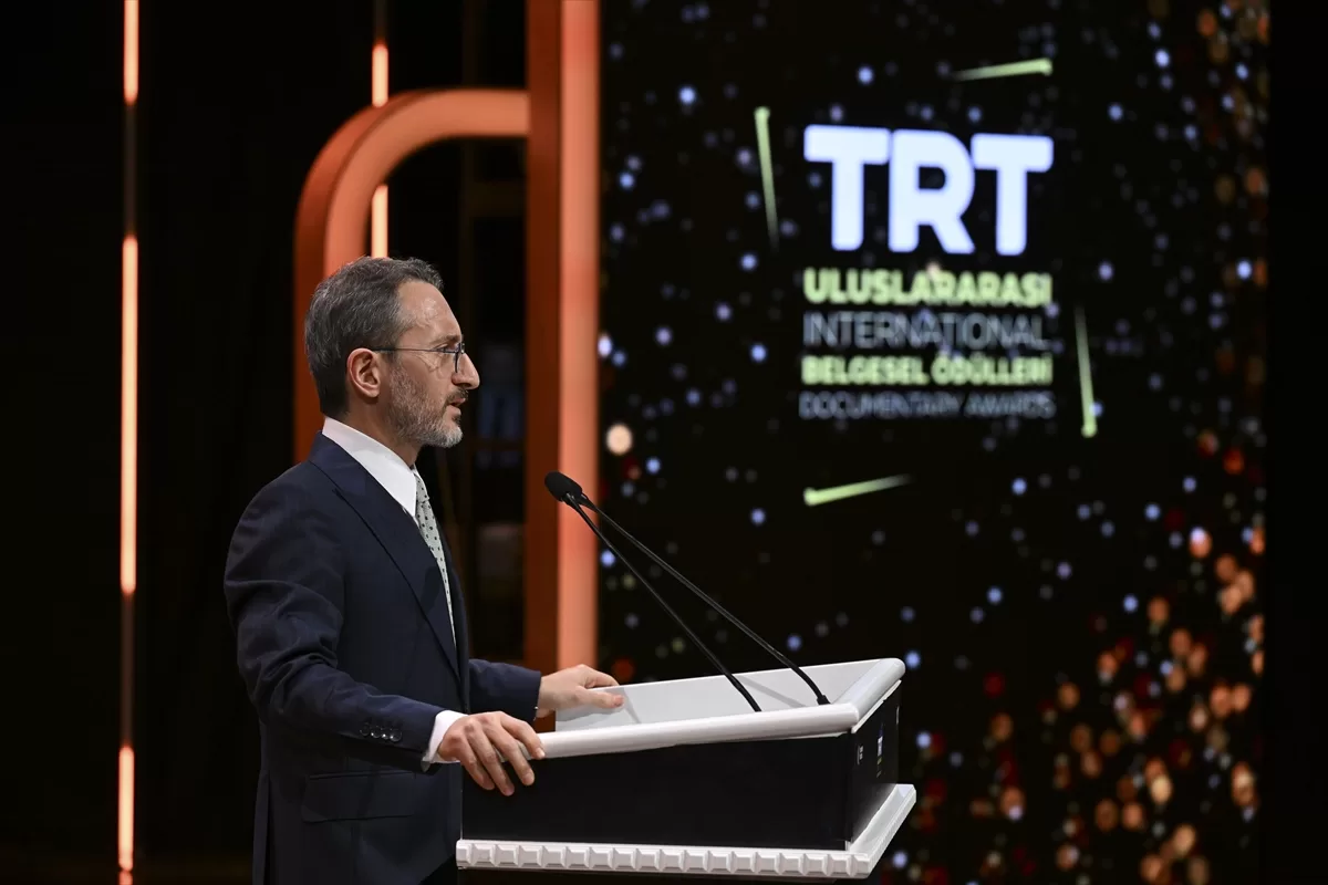 Cumhurbaşkanlığı İletişim Başkanı Altun “TRT Uluslararası Belgesel Ödülleri” töreninde konuştu: