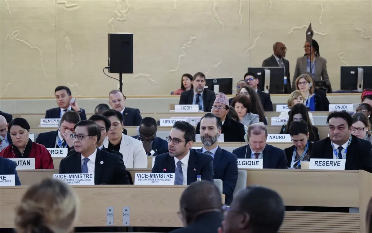 Dışişleri Bakan Yardımcısı Serim, BM'de “İnsan Haklarının Geleceği, Barış ve Güvenlik” toplantısında konuştu:
