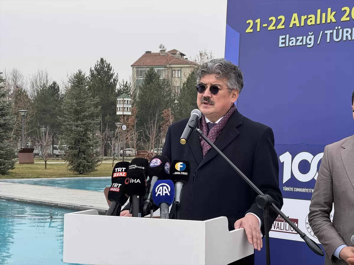 Elazığ'da Cengiz Aytmatov Millet Parkı ve Cengiz Aytmatov Anıtı açıldı
