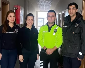 ERZİNCAN (AA) – Erzincan'da görevli polis memuru Burak Güneş'ten alınan