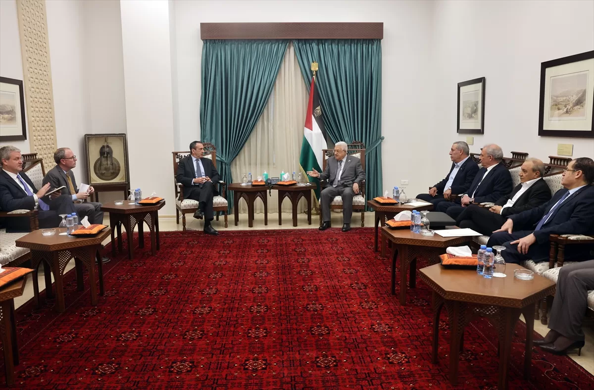 Filistin Devlet Başkanı Abbas, ABD'li yetkiliyle “Gazze'yi” görüştü