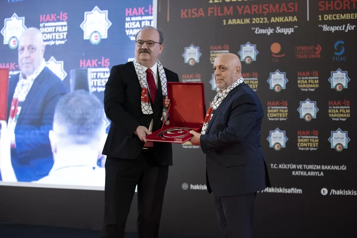 HAK-İŞ 12. Uluslararası Kısa Film Yarışmasında ödüller sahiplerini buldu