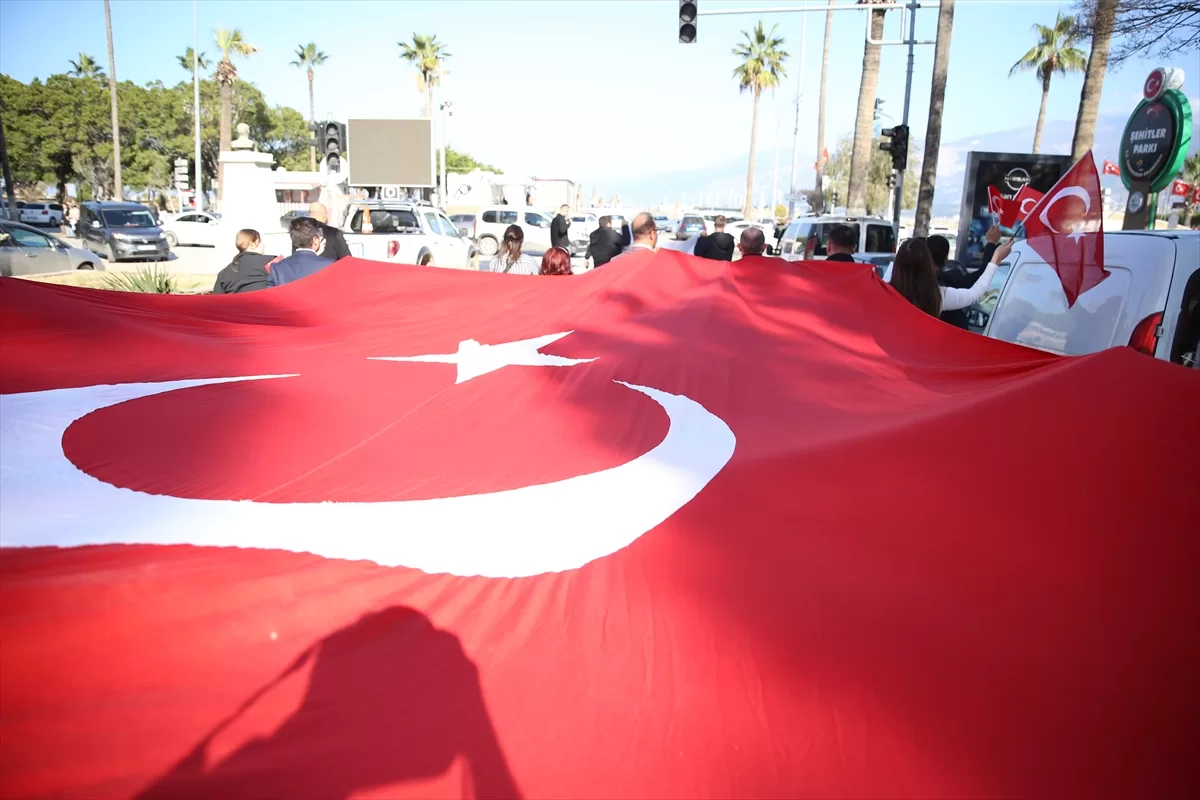 Hatay'da şehit askerleri anma yürüyüşü düzenlendi