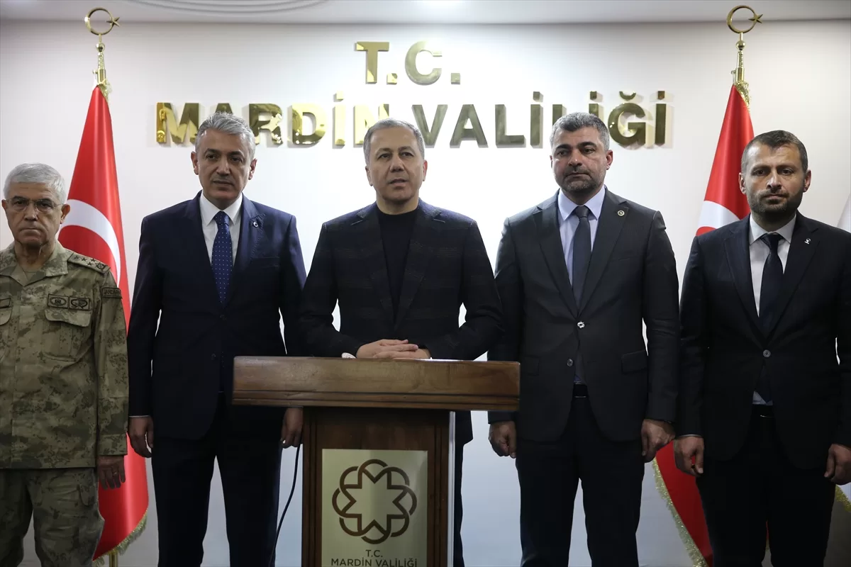 İçişleri Bakanı Ali Yerlikaya, Mardin'de konuştu: