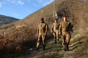 ZVEÇAN/ZUBİN POTOK (AA) – NATO'nun Kosova'daki Barış Gücü (KFOR), Kosova