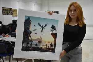 KÜTAHYA (AA) – Kütahya Dumlupınar Üniversitesi Güzel Sanatlar Fakültesi öğrencileri