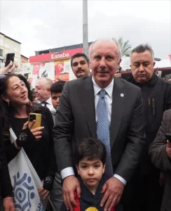AYDIN (AA) – Memleket Partisi Genel Başkanı Muharrem İnce, yerel