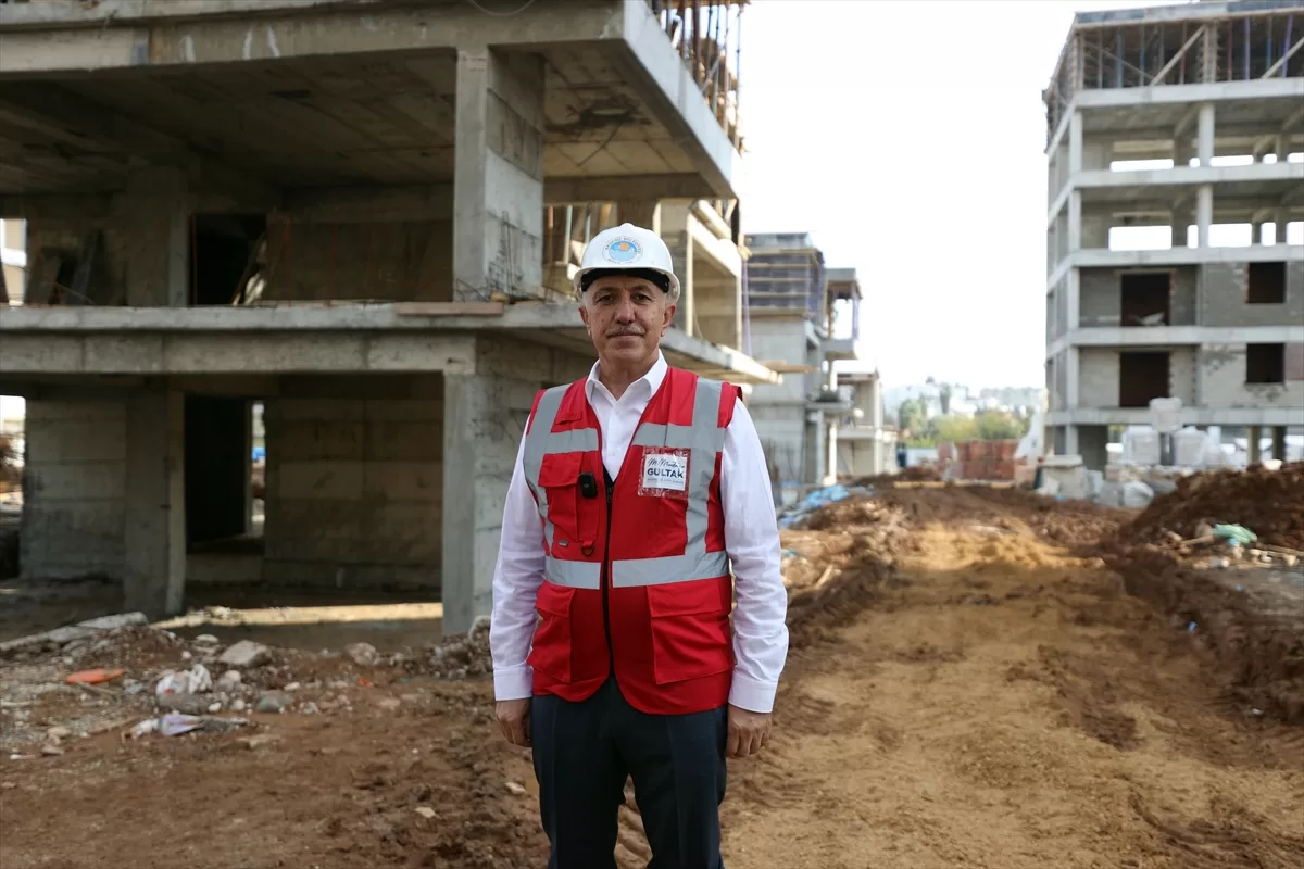 Mersin'de kentsel dönüşüm projesinde inşaat çalışmalarının yüzde 65'i tamamlandı