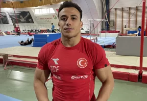 BOLU (AA) – MEHMET EMİN GÜRBÜZ – Milli cimnastikçiler Ahmet