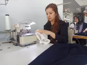 OSMANİYE (AA) – Osmaniye Halk Eğitim Merkezi (HEM) kursiyerleri, Gazze'deki