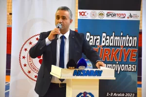 AKSARAY (AA) – Para Badminton Türkiye Şampiyonası, 16 ilden 63