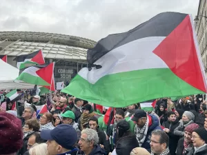 PARİS (AA) – Fransa'nın başkenti Paris'te Noel tatiline rağmen Filistin'e