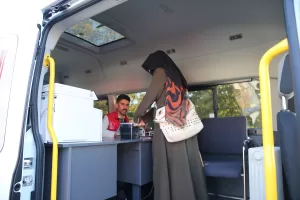 ŞANLIURFA (AA) – Düzensiz göçmenlerin tespitinin kolaylaştırılması için Şanlıurfa'da Mobil