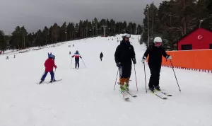 KARS (AA) – Sarıçam ormanları, kristal karı ve uzun kayak