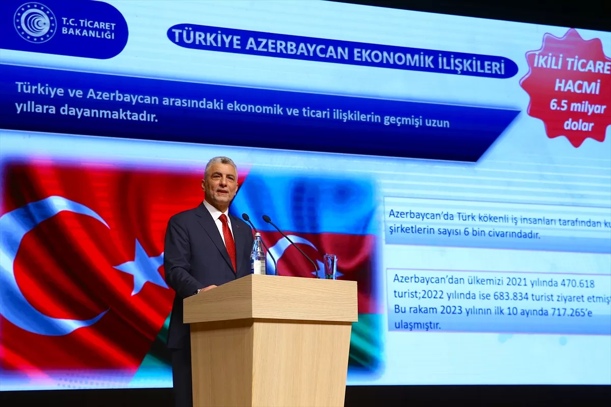 Ticaret Bakanı Bolat, Bakü'de Azerbaycan-Türkiye Yatırım Forumu'nda konuştu: