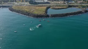 TRABZON (AA) – Trabzon'un Karadeniz kıyısındaki ilçesi Beşikdüzü'nde, 27 Kasım'da