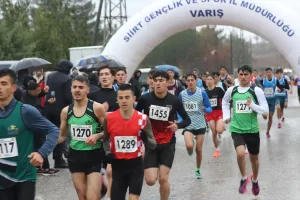 SİİRT (AA) – Türkiye Atletizm Federasyonu tarafından düzenlenen Bölgesel Kros