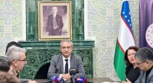 TAŞKENT (AA) – Türkiye'nin Taşkent Büyükelçisi Olgan Bekar, Özbek gazetecilere