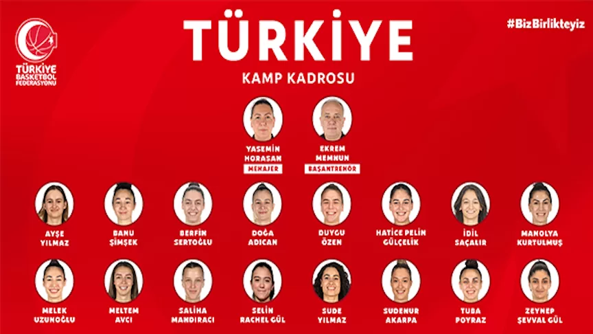 A Milli Kadın Basketbol Takımı, İstanbul’da kampa girecek
