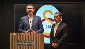 Cumhur İttifakı’nın İBB Başkan adayı Murat Kurum, Galatasaray Spor Kulübü’nü